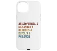 Comici greci Aristofane Ampersand per donne e uomini Custodia per iPhone 15 Plus