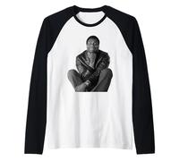 Comico Lenny Henry Stand-Up Tiswas Attore 1982 Maglia con Maniche Raglan
