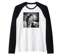 Comico Norman Wisdom Dov'è Charley 1958 Maglia con Maniche Raglan
