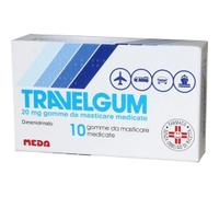 Comifar Distribuzione - Travelgum 20 mg - Farmaco Contro Il Mal D'Auto 10 Gomme Da Masticare Medicate