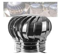 Comignoli girevoli, Aspiratore Fumi Girevole Inox Resistente in acciaio inossidabile 304 robusto e indeformabile for la dissipazione del calore di scarico della bocca del camino(35cm(13.8in))