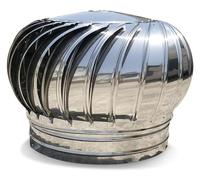 Comignoli girevoli, Aspiratore Fumi Girevole Inox Ventilatore da tetto rotante canna fumaria presa d'aria bagno(200mm(7.8inch))