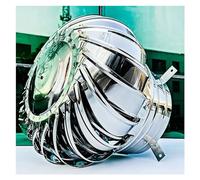 Comignoli girevoli, Aspiratore Fumi Girevole Inox Ventilatore da tetto rotante canna fumaria presa d'aria bagno(300mm(11.8inch))