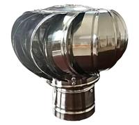 Comignoli girevoli, Cappello girevole, Ventilatore da tetto Ventilatore Tappo di scarico in acciaio inossidabile 304(160mm)
