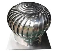 Comignoli girevoli, Cappello girevole, Ventilatore da tetto Ventilatore Tappo di scarico in acciaio inossidabile 304(110mm)