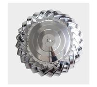 Comignoli girevoli, Comignolo Girevole per Camini Ventilatore da tetto Ventilazione da tetto senza alimentazione for cappa di sfiato for estrattore for tetti domestici in acciaio inossidabile(160mm/6.