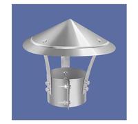 Comignolo Cappello,Fumaiolo Comignolo Cappello,Cappellino per camino in acciaio inox,Tappo Antipioggia per Camino,Tetto Canna fumaria Canna fumaria Tubo parapioggia ( Size : D10cm*25cm/3.94in*9.84in )