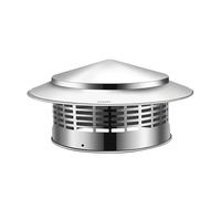 Comignolo, Comignolo in acciaio inox 304, Sfiati for tubi tondi da 160 mm/200 mm, Coperture for scarico da tetto adatte a tutte le stagioni
