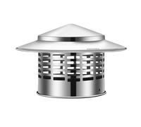 Comignolo, Comignolo in acciaio inox 304, Sfiati for tubi tondi da 75-200 mm, Coperture antipioggia for scarico sul tetto