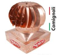 Comignolo Eolico Spiro Base Rettangolare Girevole c/2Cuscinetti xCanneFumarie.CE