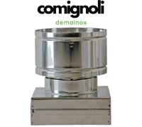 Comignolo fumaiolo antivento antipioggia a botte per canne fumarie acciaio inox
