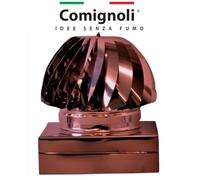 Comignolo Fumaiolo Eolico Base Quadra ASPIROTEC RadianteRotante Canne fumarie.CE