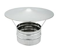 Comignolo Fumi Orizz.Gas D.100 Inox - Zinco Calabria