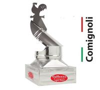 Comignolo Galletto Base Quadrata Girevole con Cuscinetti per Canne Fumarie. CE