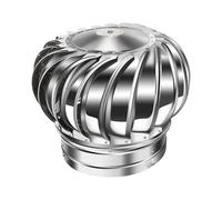 Comignolo Girevole Comignolo Eolico in Acciaio Inox Cappello per Canne Antipioggia per Stufe Caldaie e Camini 75mm 200mm 400mm(200mm)