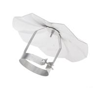 Comignolo Girevole in Acciaio per Camini, Cappa Rotante Antipioggia e per vento, Aspiratore Eolico per Canne Fumarie, Ventilazione Sottotetto, Diametro 10cm