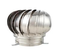 Comignolo Girevole Ventilatore della soffitta dello sfiato dell'aria delle turbine eoliche del ventilatore del tetto dell'acciaio inossidabile 304 110mm 150mm 200mm