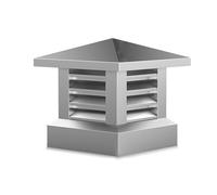 Comignolo In Acciaio Inossidabile 304, Tappo Per Canne Fumarie Da Tetto Base Quadrata Accessori Inclusi, Coperchio Comignolo Per Camino Antipioggia Da Esterno Base, Tappo Per Camino(550*550mm/21.7*21.