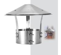 Comignolo in Acciaio Inox 201, Cappello Per Camino Conico Cappa, Cappa per camino A Cono Copertura, Comignolo Antipioggia Terminale Canna Fumaria(130mm(5.2in))