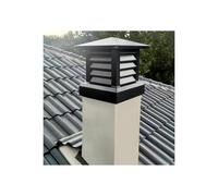 Comignolo In Acciaio Inox Protezione Antipioggia for Canna Fumaria Con Rete Protettiva, Sfiato Antiruggine for Tetto E Scarico Superiore Del Camino(20x20Inch/50x50cm)