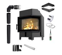 Comignolo KRATKI ZIBI ECO 9,9 kW Ø 180 angolare destro