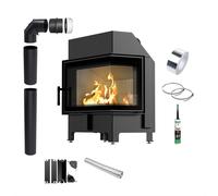Comignolo KRATKI ZIBI ECO 9,9 kW Ø 180 angolare destro