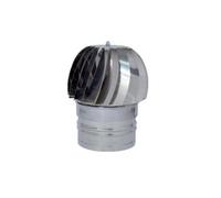 Comignolo per canna fumaria terminale girevole in acciaio inox
