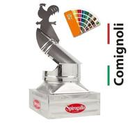 Comignolo SpiroGallo Base Quadrata Girevole con Cuscinetti per Canne Fumarie. CE