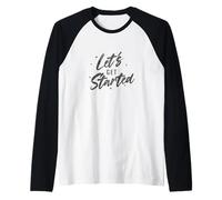 Cominciamo: Progettazione tipografica con Script minimale Maglia con Maniche Raglan