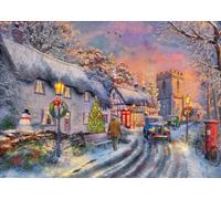 Coming Home for Christmas 500pc Large Format | Scena festiva, qualità premium, perfetta vestibilità ad incastro, età 12+