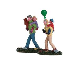 Coming Home From The Fair Set of 2 Cod. 82582 Figurina Lemax