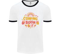 Coming Soon Nuovo Bambino Gravidanza Uomo Ringer