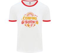 Coming Soon Nuovo Bambino Gravidanza Uomo Ringer