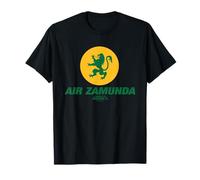 Coming To America Air Zamunda Logo Leone Verde Maglietta