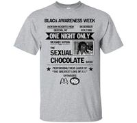 Coming To America T-Shirt Randy Watson And The Sexual Chocolate Gift for Fan Grey.png