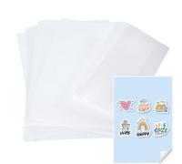 Comioke A4 Plastica Termoretraibile, 20 Pezzi Shrink Plastic, Carta Termoretraibile, Fogli Plastica Termorestringente per Progetti Fai-da-te e Artigianato, Spessore 0,3 mm, dimensioni 20 x 29 cm