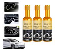 Comioke Detergente Catalizzatore - 3x120ml Additivo Benzina per Pulizia Scarico, Riduce Emissioni e Rigenera Dpf - per Auto e Furgoni