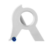 Comioke Distributore di Nastro per Mascheramento, Applicatore di Nastro per Pittori, Masking Master per Modanature, Pavimenti, Finestre e Telai delle Porte -1 Pezzo (Bianco)