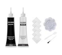 Comioke Kit Riparazione Pelle,Kit Riparazione Pelle Nera, Kit Riparazione Pelle Sintetica,Balsamo Riparazione Pelle,Crema Riparazione in Pelle,Riparazione di Graffi in Pelle,Riparazione della Pelle