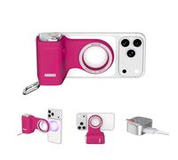 COMITOK MOCA - Impugnatura per fotocamera per iPhone 17 Pro, non necessita di app per iOS26, compatibile con iOS17 e iOS18, impugnatura magnetica per fotocamera nativa del telefono, con telecomando