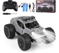 Comius Sharp Macchina Telecomandata，1/20 25km/H Macchina Radiocomandata Ad Alta Velocità, Fuoristrada A Trazione Integrale Con Luci A Led, Regalo Per Bambini Di 7-14 Anni(Grigio)