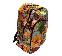 COMIX 2017/2018 zaino organizzato 4 zip fiori multicolor cordura pesante PANINI