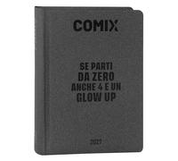 COMIX - Agenda 2027 Giornaliera 16 Mesi, Diario per Scuole Medie e Superiori, con Copertina Rigida, 576 Pagine con Grafiche e Fumetti, Ideale per Ragazzi e Ragazze, 13x17,8 cm