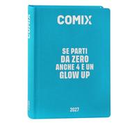 COMIX - Agenda 2027 Giornaliera 16 Mesi, Diario per Scuole Medie e Superiori, con Copertina Rigida, 576 Pagine con Grafiche e Fumetti, Ideale per Ragazzi e Ragazze, Formato Mini 11x15,3 cm