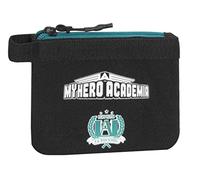 COMIX ANIME, My Hero Academia - Set 3 Porta Carte e Portamonete a Zip con Moschettone Portachiavi, Ideale come Bustina Portaoggetti per Regali Natale - Misure L(23x17,5Hx1) + M(18x14Hx1) + S(13x10Hx1)