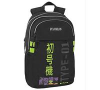 COMIX ANIME Zaino Scuola Porta PC Unisex Per Bambini e Ragazzi Con Spallacci Regolabili, Due Scomparti per Tablet e Notebook con Chiusura ZIP, Retro e Fondo Termoformati