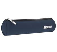 COMIX - Astuccio 2 Penne, Leggero e Compatto, Facile da Trasportare e Riporre nello Zaino o nella Borsa, Ideale per Scuola, Università e Lavoro, 22x6 cm, Rosso Scuro