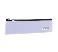 COMIX - Astuccio 2 Penne Scuola Porta Cancelleria con Tirazip in Metallo - Astuccio Piccolo Portapenne Bambino e bambina per Medie e Elementari, 20x6Hcm