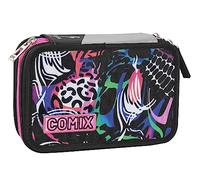 Comix Astuccio, Accessori Da Viaggio Organizer Per Valigia Unisex Bambini E Ragazzi, Rosa/Nero, Taglia Unica