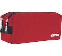 Comix Astuccio Portacolori 2 Zip Monocolore Borgogna